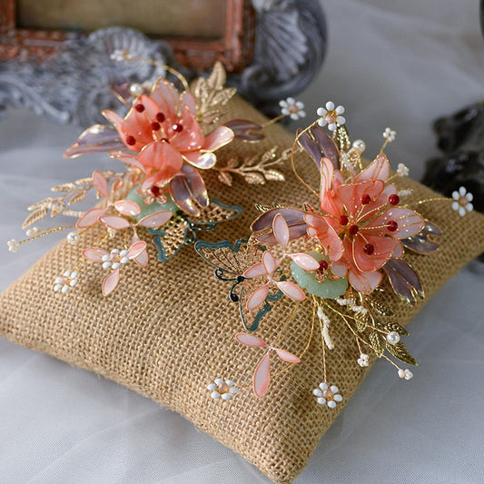 Luna Floral Wedding Hair Accessory