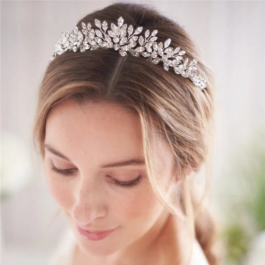 Myra Wedding Crown Crystal Tiara