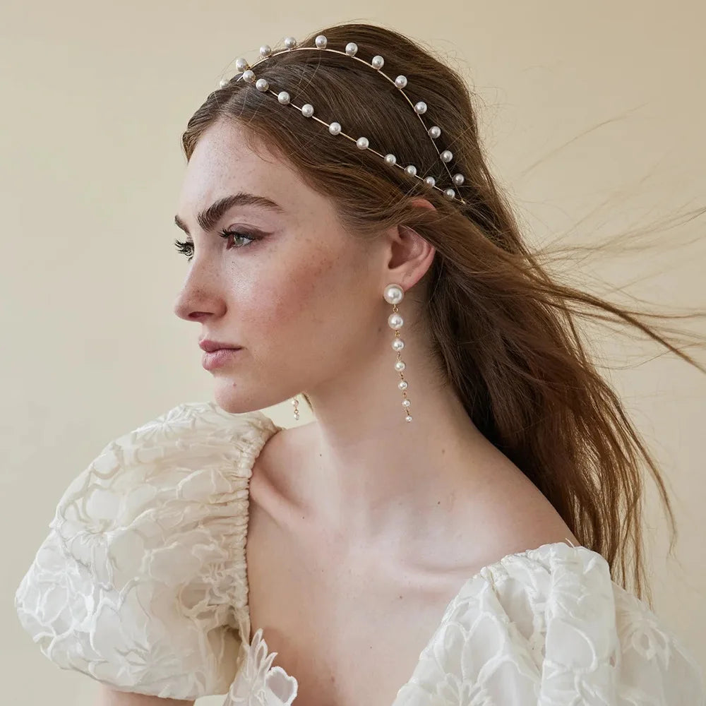 Ivy Boho Pearl Headband