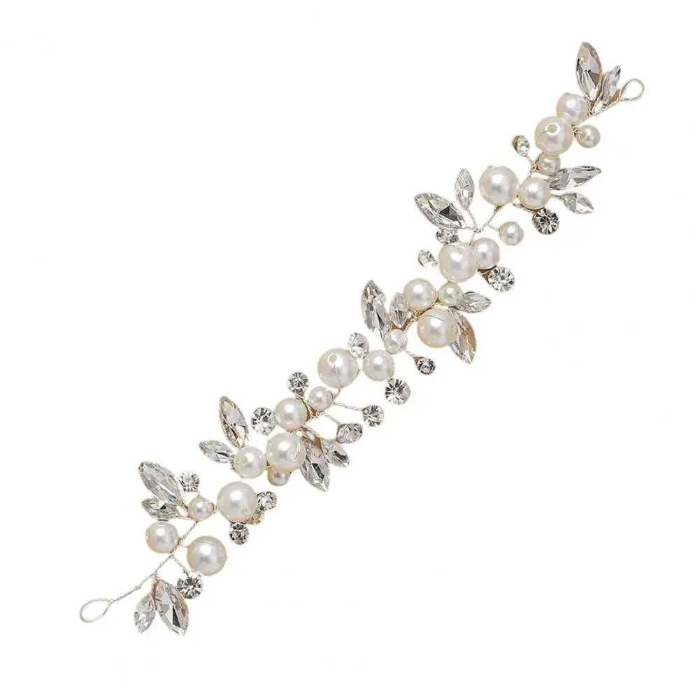 Isla Pearl & Crystal Bridal Hair Vine